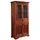 Massivmoebel24 Vitrine Oxford 90 x 44 x 180 cm Braun