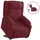 vidaXL Relaxsessel mit Aufstehhilfe Elektrisch Polyester 50 x 99 x 50 cm Weinrot