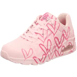 Skechers Damen Schnürschuh Uno Spread The Love in pink