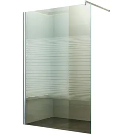 FA-Bausysteme Walk-In Glas Dusche Gestreift 100 cm