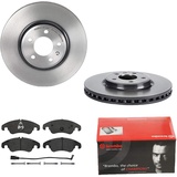 Brembo BREMSSCHEIBEN Ø320mm + BREMSBELÄGE VORNE FÜR AUDI A4 B8 A5 8T3 Q5 8RB