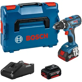 Bosch GSR 18V-28 Professional inkl. 2 x 4 Ah + L-Boxx 06019H410A