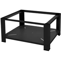 ML-Design Waschmaschinen Untergestell mit Ablage 63x54cm Stahl Schwarz bis 150kg