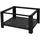 ML-Design Waschmaschinen Untergestell mit Ablage 63x54cm Stahl Schwarz bis 150kg
