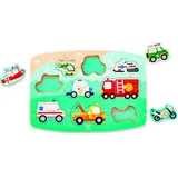 HaPe Puzzle Einsatzfahrzeuge / 10 Teile