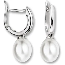 Paar Creolen ONE ELEMENT "Ohrringe Creolen aus 925 Silber Ohrringe Creolen aus 925 Silber", silber, Ohrringe, Damen, Damen, Silber 925 (Sterlingsilber)-Perlen, Silber 925 (Sterlingsilber), Perlen, zeitlos schön – für besondere Momente gemacht