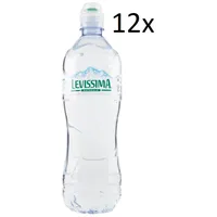 12x Levissima Acqua Minerale Naturale Natürliches Mineralwasser PET 0,75Lt