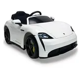 INJUSA Porsche Taycan Elektroauto weiß (12V)