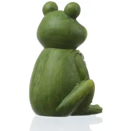 MARELIDA Gartenfigur Frosch Freddi Tierfigur für Beet Gartendeko H: 16cm grün