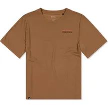Mons Royale Damen Icon Merino T-Shirt (Größe M, braun)