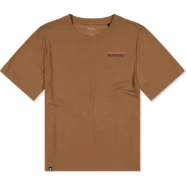 Mons Royale Damen Icon Merino T-Shirt (Größe M, braun)