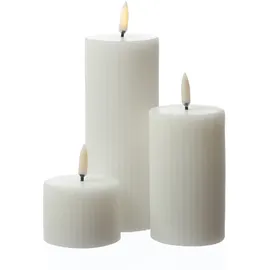 uYuni LED Mini Kerze Thea 5,8 cm weiß