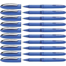 Schneider One Hybrid C Tintenroller mit Flüssigtinte, nicht einziehbar, Strichstärke 3 mm, Blau,