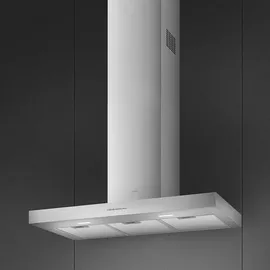Smeg KBT900 Wandhaube 90 cm Grau