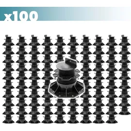 XPOtool Stelzlager Set 100 x 60-138 mm grau