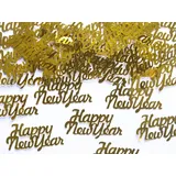 Partydeco Silvester Konfetti Happy Year gold