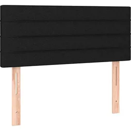vidaXL Boxspringbett 100 x 200 cm Schwarz