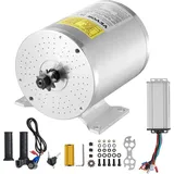 Vevor 2000 W elektrischer bürstenloser Gleichstrommotor-Bausatz – 48 V 4300 U/min Motor mit verbessertem Drehzahlregler und Gasgriff-Bausatz für Go Karts E-Bike Motorrad Roller DIY