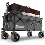 Sekey XXXL Bollerwagen Faltbar 200KG 300L Grau