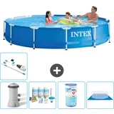 Frame Pool Rund - 366x76 Cm - 6-teilig  S41776