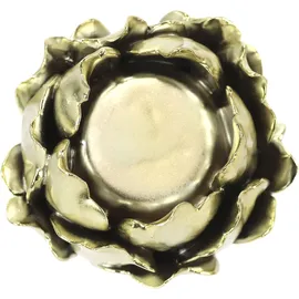 I.GE.A. Kerzenhalter Artischocke Keramik Gold