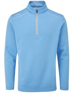 Ping Golf Herren Ramsey 1/4 Zip Sweater hellblau