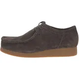 CLARKS Herren WallabeeEVO, Dark Brown Suede, 45 EU