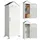 Outsunny Geräteschrank 0,58 x 0,58 m Weiß