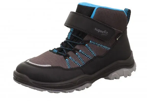 Superfit JUPITER Jungen Sneaker mit Klettverschluss schwarz 39