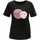 Aniston CASUAL T-Shirt ANISTON CASUAL, Damen, Gr. 32/34, pink (schwarz, pink, beige, weiß, grau), Single Jersey, Obermaterial: 100% Baumwolle, bedruckt, figurumspielend hüftbedeckend, Rundhals, Shirts T-Shirt, mit coolen Smileys bedruckt