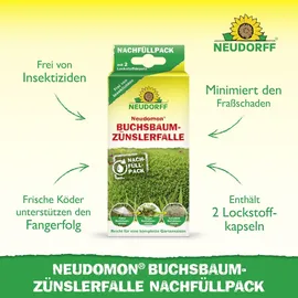 NEUDORFF Neudomon BuchsbaumzünslerFalle Nachfüllpack mit 2 Lockstoffdepots 1 Set