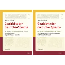 Hirzel S. Verlag Geschichte der deutschen Sprache. Teil 1 und 2