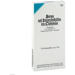 Aqua AD iniectabilia ex Colonia Ampullen 10X2 ml