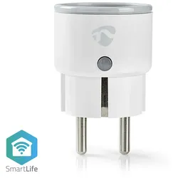 Nedis SmartLife Smart Stecker - Wi-Fi - IP21 - Leistungsmesser - 2500 W - Schutzkontakt / Typ F (CEE 7/7) - -10 - 40 °C - Android / IOS - Weiss - 1 Stück