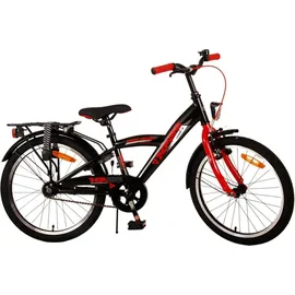 tpfsports Thombike Kinderfahrrad - Jungen - 20 Zoll - Rücktritt + Handbremsen - Schwarz/Rot