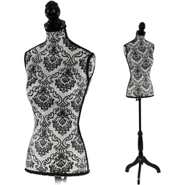 MCW T221, Schaufensterpuppe Torso weiblich, Schaumstoff Barock