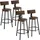 Tectake Barhocker Poole 54 x 101,5 x 54 cm Braun
