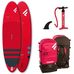Fanatic Fly Air red SUP Board aufblasbar 22 Allrounder See Fluss, Board Maße: 9'8''