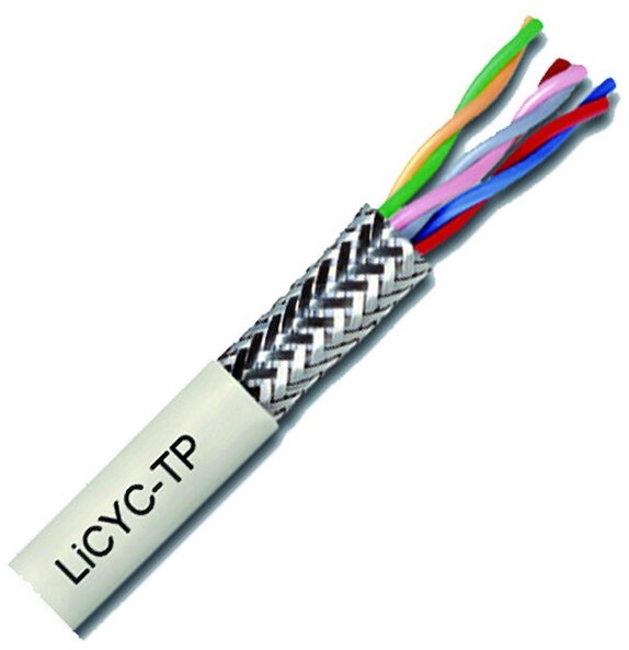 NEUT Elektronikleitung geschirmt Eca LIYCY 2x2x0,25 paarig RG100m grau