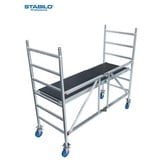 Krause STABILO Professional Aluminium Gerüst fahrbar Arbeitshöhe (max.): 3m Silber 49.4kg