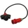 EDE Dreifach-Verteiler IP44 1m H07RN-F5G2,5 CEE 16A