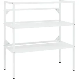 vidaXL Waschtischgestell 79 x 83 x 38 cm Weiß