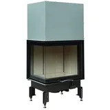 AUSTROFLAMM Kamineinsatz 69x49x57 Schiebetür | Eckscheibe links/rechts | 12 kW