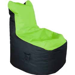 Sitzsack Cortona in Grün/Anthrazit