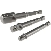 ChiliTec Bohrmaschine Adaptersatz Stecknuss Adapter Stecknusshalter 1/4, 3/8, 1/2