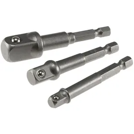 ChiliTec Bohrmaschine Adaptersatz Stecknuss Adapter Stecknusshalter 1/4, 3/8, 1/2