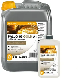 Pallmann Pall-x 98 Gold A/b 2-k Hydrolack Halbmatt 4950ml