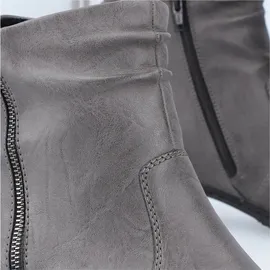 Rieker Damen Stiefeletten Y0741 Kurzstiefel grau