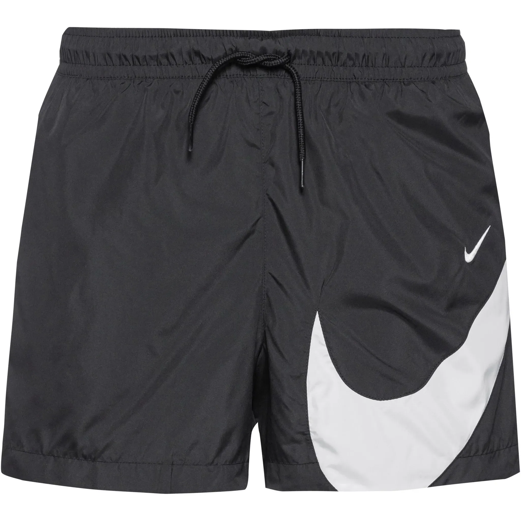 Nike Shorts Damen in black-white, Größe M - schwarz