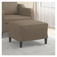 vidaXL Fußhocker Polyester 60 x 50 x 41 cm Taupe